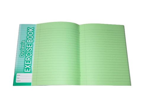 Copybook - Wide Lines/Green Paper (pack of 2)