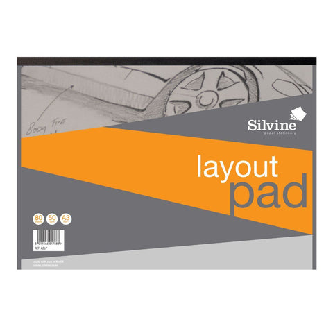 A3 Layout Pad - 50gsm/80 Plain sheets