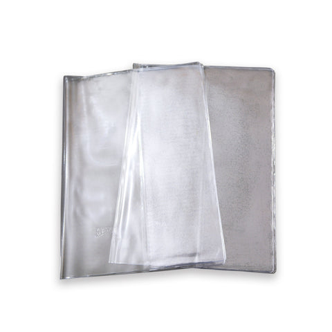 A4 Plastic Exercise Book Cover - Clear (pack of 2)
