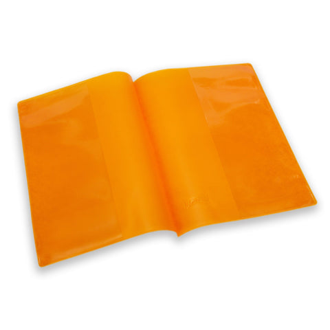 A5 Plastic Copybook Cover - Orange (pack of 2)