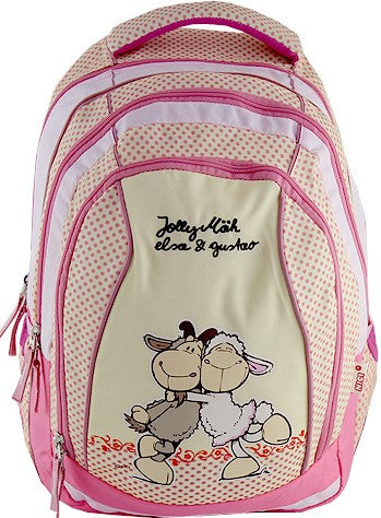 Target Jolly Friends Pink/Yellow - Backpack 2 IN 1