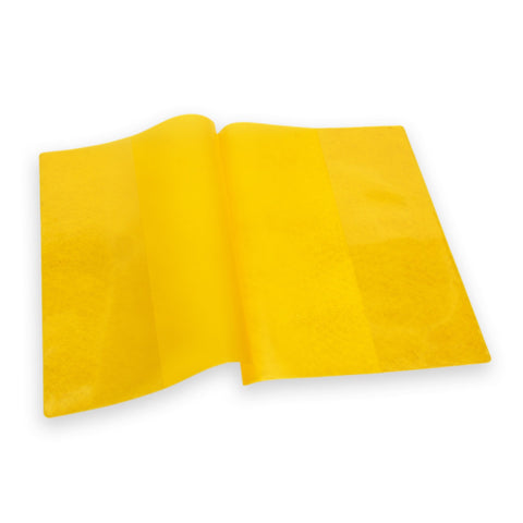 A4 Plastic Exercise Book Cover - Yellow (pack of 2)