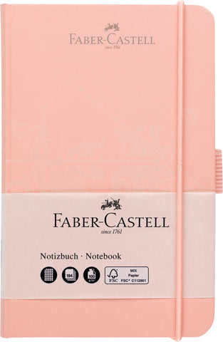 Notebook Hard Bound  A6 100gsm/Squared - Antique Pink