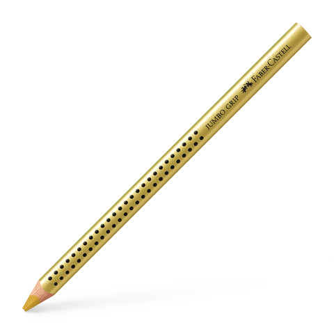 JUMBO Colouring Pencils - Grip Metallic Gold