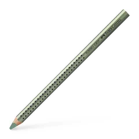 JUMBO Colouring Pencils - Grip Green Metallic