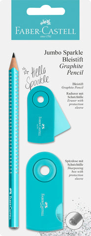 Grip Sparkle Set JUMBO - Pearl Turquoise Blister Pack