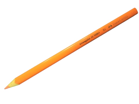 JUMBO Triangular Colouring Pencil - Chrome Yellow