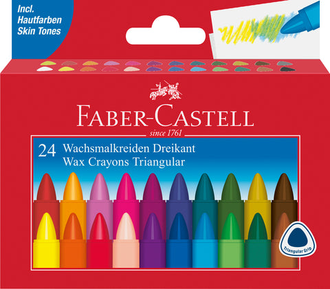 Assorted Wax Crayons JUMBO - Pkt x 24 Colours