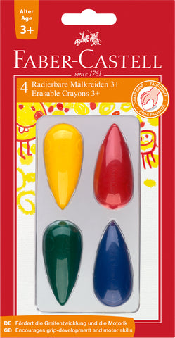 Assorted Plastic Crayons/Grasp - Pkt x 4 Colours