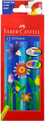 Assorted Oil Pastels - Pkt x 12 Colours