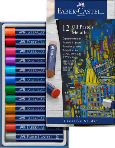 Oil Pastels Creative Studio - Box x 12 Assorted Colours