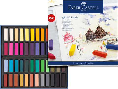 Pastel Soft/Chalk Creative Studio - x 48 Short Assorted Colours