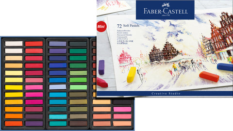 Pastel Soft/Chalk Creative Studio - x 72 Short Assorted Colours