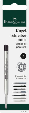 Refill Ballpoint Pen Black - F/Blister Card