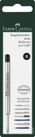 Refill Ballpoint Pen Black - B/Blister Card