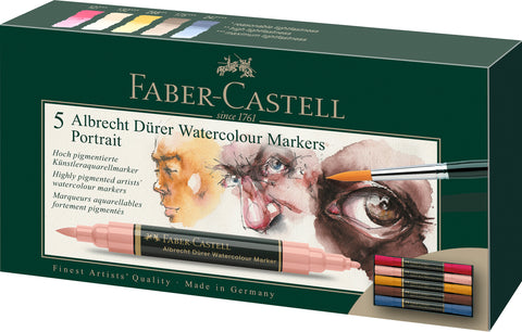 Water Colour Markers A Duerer -  Wallet  x 5 Portrait