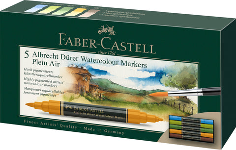Water Colour Markers A Duerer  - Wallet x 5 Landscape