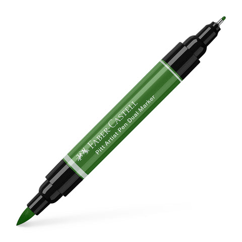 Pitt Artist Pen Dual Marker Permanent Green Olive (167)