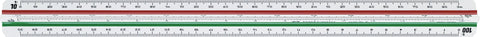 Reduction Scale Ruler - F/1:2.5/1:5/1:10/1:20/1:50/1:100