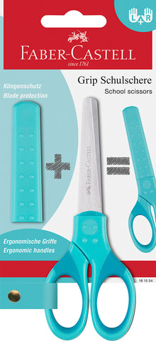 Grip Scissors - Turquoise/Right Or Left Handed/Child Safe