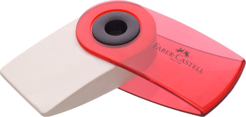Eraser Sleeve  Mini Translucent - Red