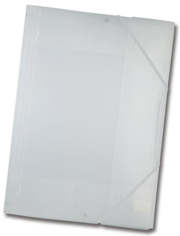 A3 Elasticated Portfolio - Translucent White