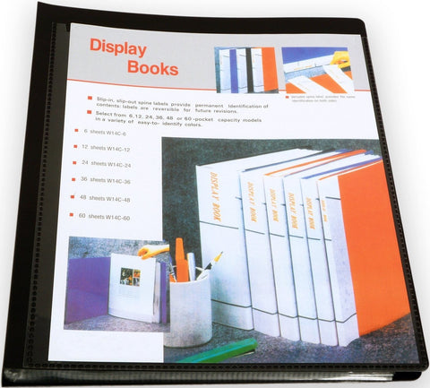 A4 Display Book - 48pgs/96 viewing - Black