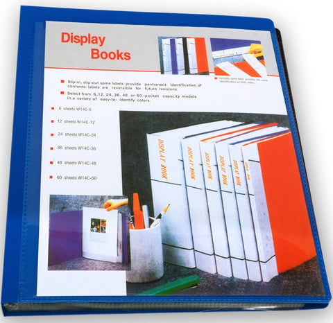A4 Display Book - 48pgs/96 viewing - Blue