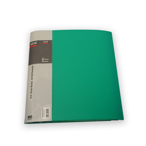 A4 Display Book - 60pgs/120 viewing - Green.