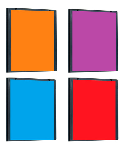 Eco-friendly Presentation Display Book - A4/80pgs/160 viewing - Assorted Colours