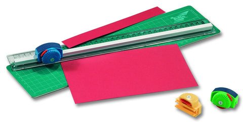 Trimmer Rotary Set - Ruler/3 cutting blades/cutting mat