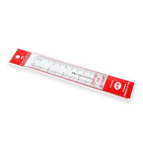 Faber-Castell Plastic Ruler - 15cm/Broad