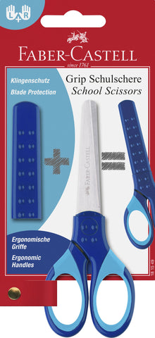 Grip Scissors - Blue/Right Or Left Handed/Child Safe