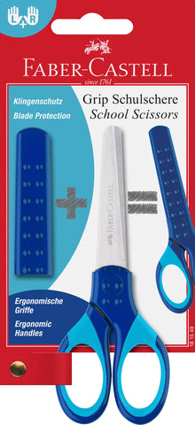 Faber-Castell Grip Scissors - Blue/Right Or Left Handed/Child Safe