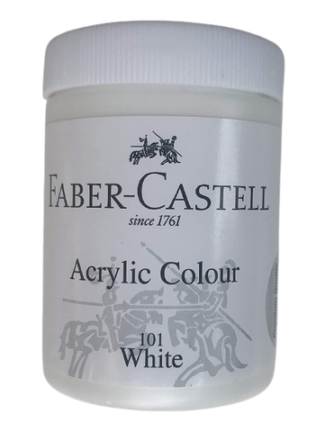 Faber-Castell Acrylic Paint Tub x 140ml - White