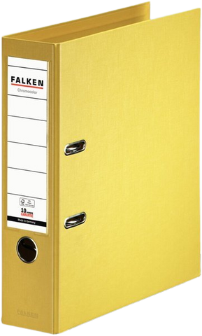 Pvc Lever Arch File 80mm - Yellow