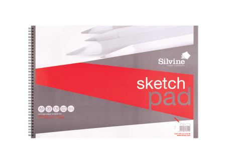 Drawing/Sketch Pad Spiral - 130gsm/A3/30 sheets/Smooth Cartridge Paper