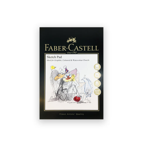 Faber-Castell Drawing/Sketch Pad - 160gsm/A3/40 sheets/FCAG (pack of 2)