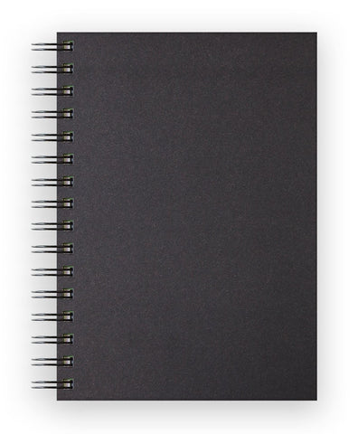 Sketch Book Spiral Soft Touch - Black Cover/150gsm/A5 Portrait/40 sheets