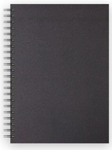 Sketch Book Spiral Soft Touch - Black Cover/150gsm/A4 Portrait/40 sheets