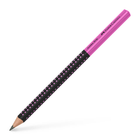 Grip JUMBO Pencil Two Tone Black/Pink - HB