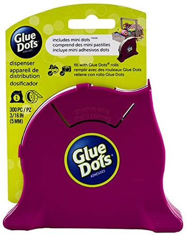 Glue Dots Desk Top Dispenser - 300 Mini Dots (5mm)