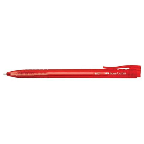 Ballpen Retractable - RX7 Needle Tip 0.7mm/Red