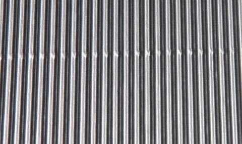 Corrugated Sheet 50 x 70 - Eflute/double sided print - Silver