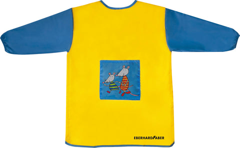 Painting Apron - Mini Kids Club/Yellow - Blue Small
