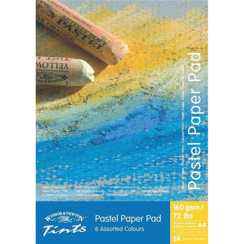 PASTEL Paper Pad - 160gsm/A4/6 Assorted Colours