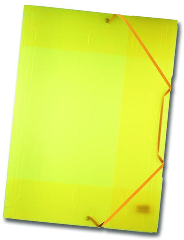 Elasticated Portfolio A3 - Frost Yellow