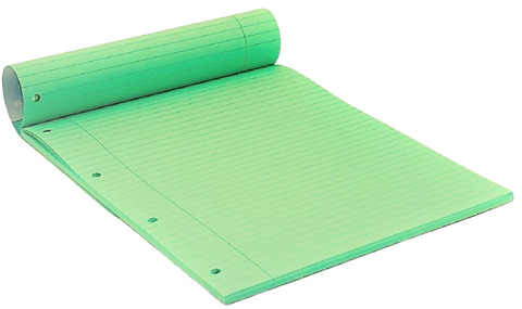A4 Refill Pad - Comfort Writing for Dyslexic/100pg - Green