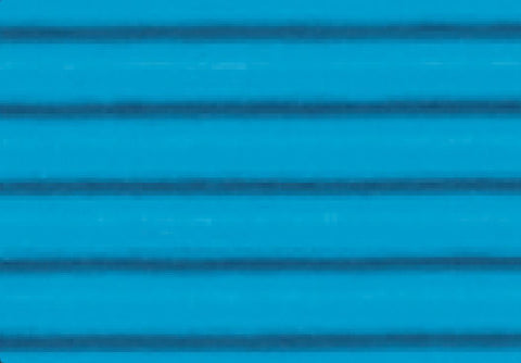 Corrugated Sheet 50 x 70 - Eflute/double sided print - Pacific Blue