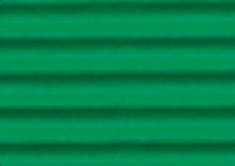 Corrugated Sheet 50 x 70 - Eflute/double sided print - Green
